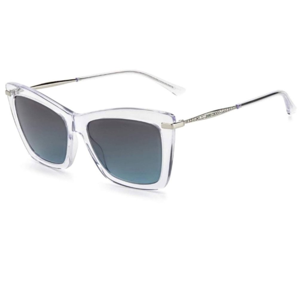 🚨SALE🚨 NEW AUTH Jimmy Choo SADY Transparent Sunglasses Crystal 56-16-145
